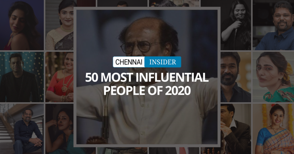 Chennai Insider’s 50 Most Influential People of 2020